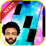 this is america piano tiles android application logo